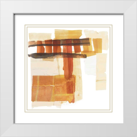 Evanescence 29 White Modern Wood Framed Art Print with Double Matting by Dag, Inc.