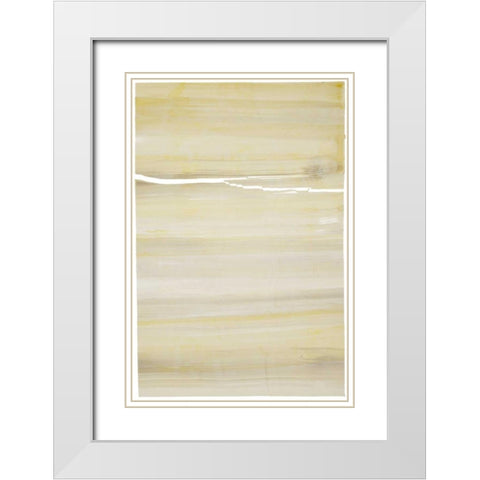 Evanescence 32 White Modern Wood Framed Art Print with Double Matting by Dag, Inc.
