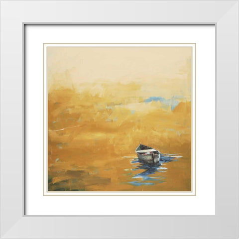 Set Sail 2 White Modern Wood Framed Art Print with Double Matting by Dag, Inc.