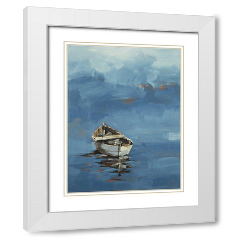 Set Sail 7 White Modern Wood Framed Art Print with Double Matting by Dag, Inc.