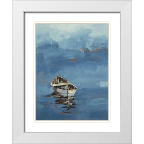 Set Sail 7 White Modern Wood Framed Art Print with Double Matting by Dag, Inc.