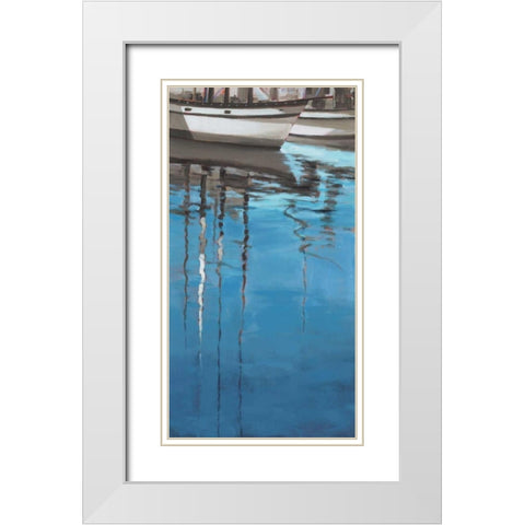 Set Sail 11 White Modern Wood Framed Art Print with Double Matting by Dag, Inc.