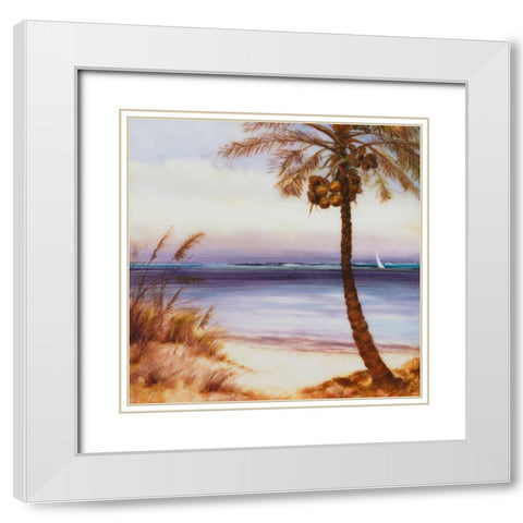 Set Sail 14 White Modern Wood Framed Art Print with Double Matting by Dag, Inc.