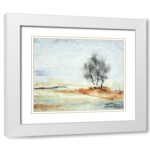 Tunnelscape 4 White Modern Wood Framed Art Print with Double Matting by Dag, Inc.