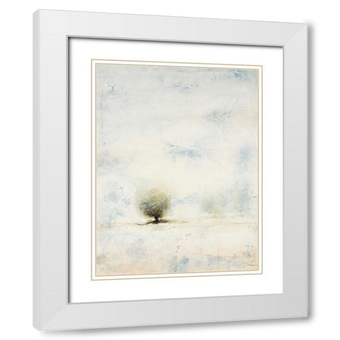 Tunnelscape 22 White Modern Wood Framed Art Print with Double Matting by Dag, Inc.
