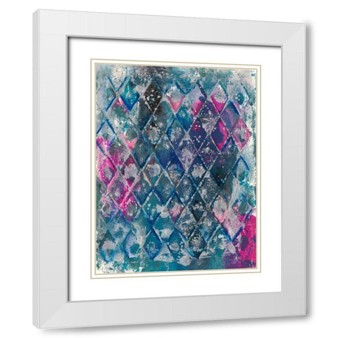 Wired For Spring I White Modern Wood Framed Art Print with Double Matting by Combs, Joyce