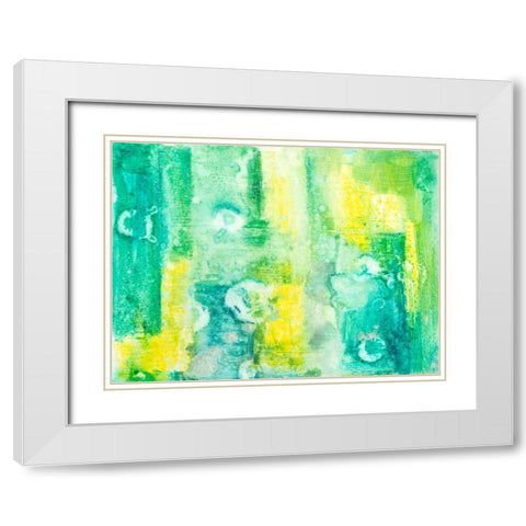 Oriental Antique I White Modern Wood Framed Art Print with Double Matting by Combs, Joyce