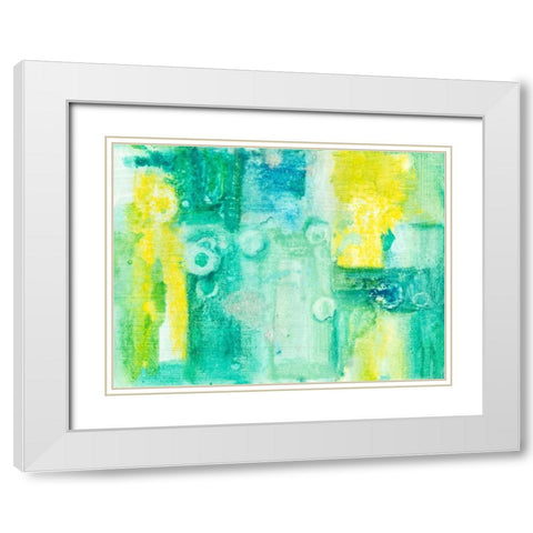 Oriental Antique II White Modern Wood Framed Art Print with Double Matting by Combs, Joyce