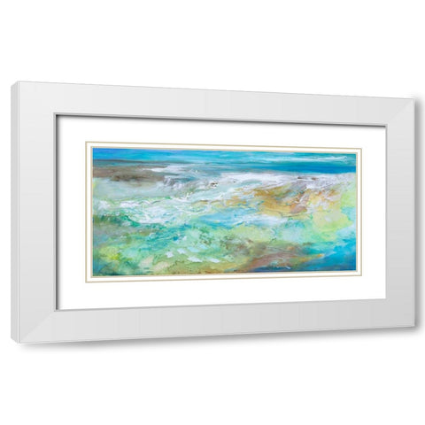 Tide Pool  White Modern Wood Framed Art Print with Double Matting by Finch, Sheila