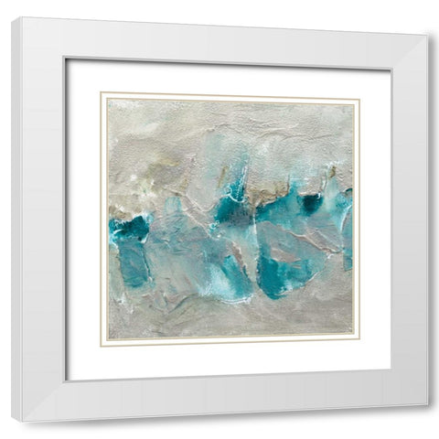 Butterfly Light I White Modern Wood Framed Art Print with Double Matting by Finch, Sheila