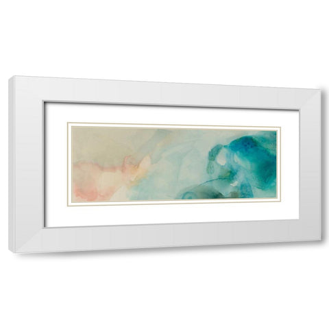 Aversion IV White Modern Wood Framed Art Print with Double Matting by Jasper, Sisa