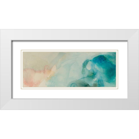 Aversion IV White Modern Wood Framed Art Print with Double Matting by Jasper, Sisa