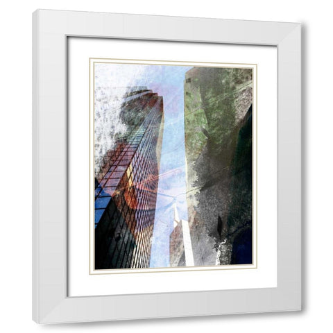 Dallas Architecture III White Modern Wood Framed Art Print with Double Matting by Jasper, Sisa