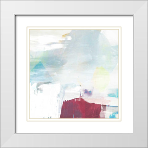 Invisible  III White Modern Wood Framed Art Print with Double Matting by Jasper, Sisa