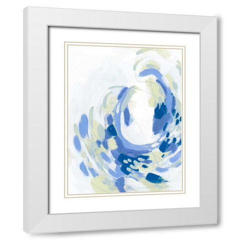 Sargasso I White Modern Wood Framed Art Print with Double Matting by Vess, June Erica