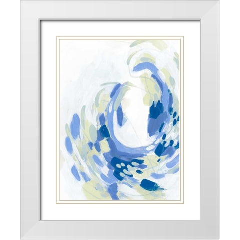 Sargasso I White Modern Wood Framed Art Print with Double Matting by Vess, June Erica