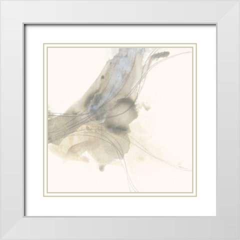 Vapor IV White Modern Wood Framed Art Print with Double Matting by Vess, June Erica