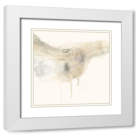 Vapor V White Modern Wood Framed Art Print with Double Matting by Vess, June Erica