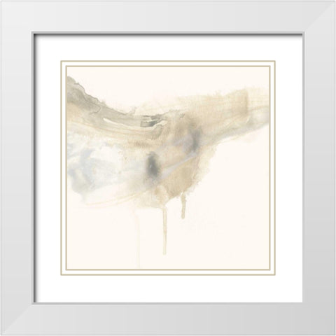 Vapor V White Modern Wood Framed Art Print with Double Matting by Vess, June Erica