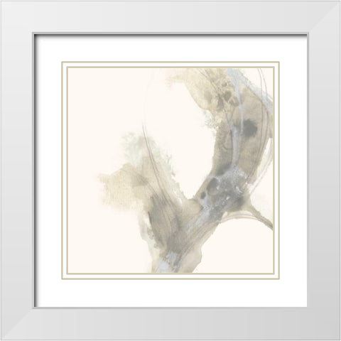 Vapor VIII White Modern Wood Framed Art Print with Double Matting by Vess, June Erica