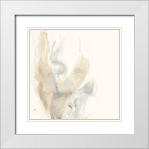 Vapor IX White Modern Wood Framed Art Print with Double Matting by Vess, June Erica