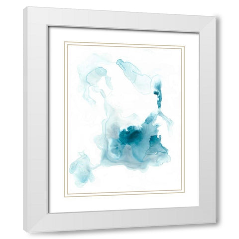 Thermae II White Modern Wood Framed Art Print with Double Matting by Vess, June Erica