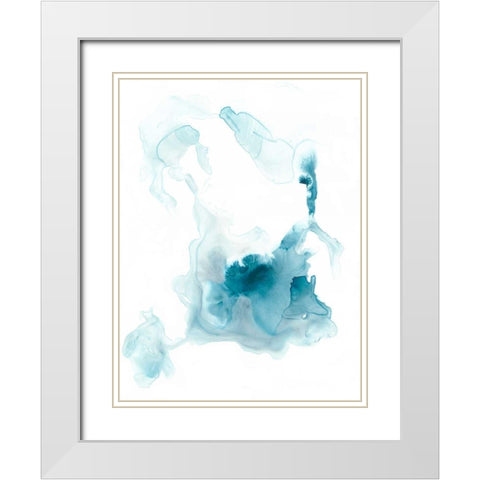 Thermae II White Modern Wood Framed Art Print with Double Matting by Vess, June Erica