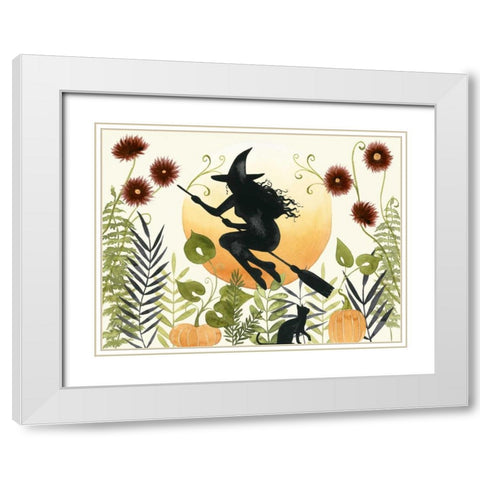 The Witchs Garden I White Modern Wood Framed Art Print with Double Matting by Popp, Grace