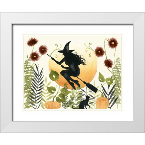 The Witchs Garden I White Modern Wood Framed Art Print with Double Matting by Popp, Grace