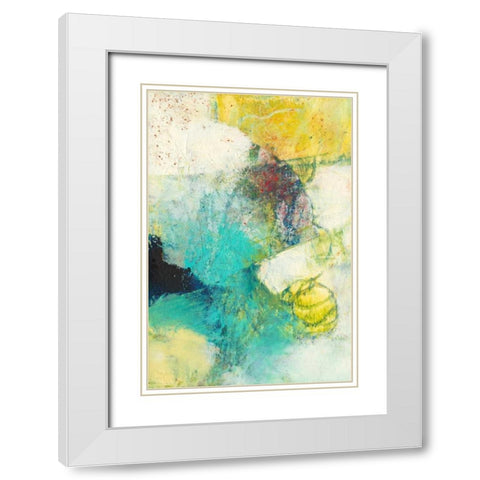 Underlying II White Modern Wood Framed Art Print with Double Matting by Jachimiec, Sue