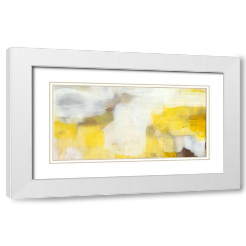 Jammy I White Modern Wood Framed Art Print with Double Matting by Jachimiec, Sue