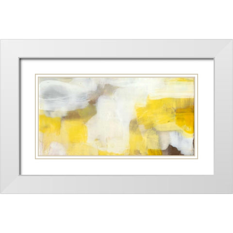 Jammy I White Modern Wood Framed Art Print with Double Matting by Jachimiec, Sue