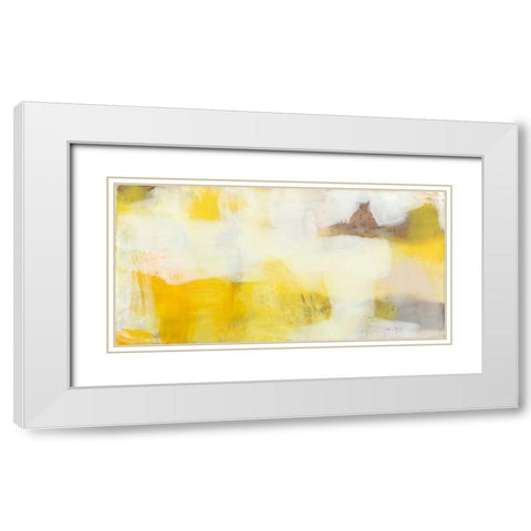 Jammy II White Modern Wood Framed Art Print with Double Matting by Jachimiec, Sue