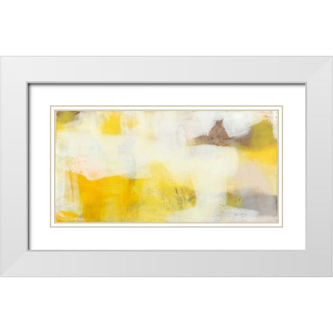 Jammy II White Modern Wood Framed Art Print with Double Matting by Jachimiec, Sue