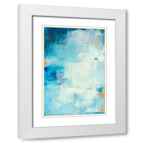 Kenning I White Modern Wood Framed Art Print with Double Matting by Jachimiec, Sue