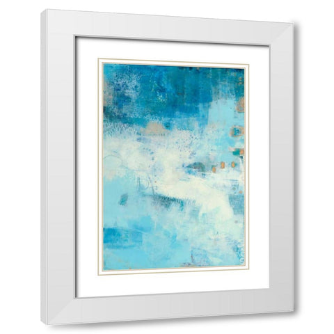 Kenning II White Modern Wood Framed Art Print with Double Matting by Jachimiec, Sue