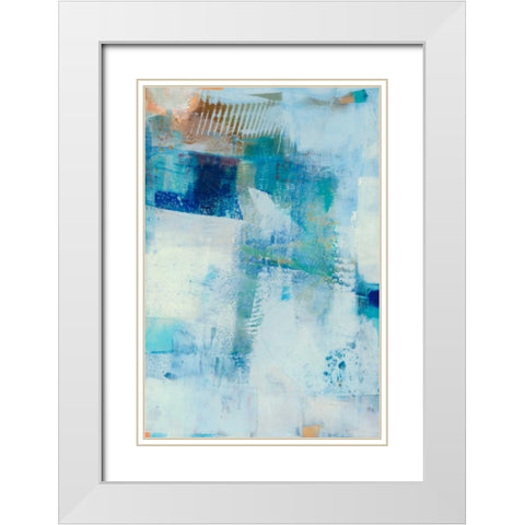 Kenning III White Modern Wood Framed Art Print with Double Matting by Jachimiec, Sue