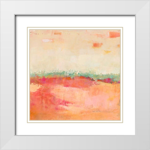 Apricity  IV White Modern Wood Framed Art Print with Double Matting by Jachimiec, Sue
