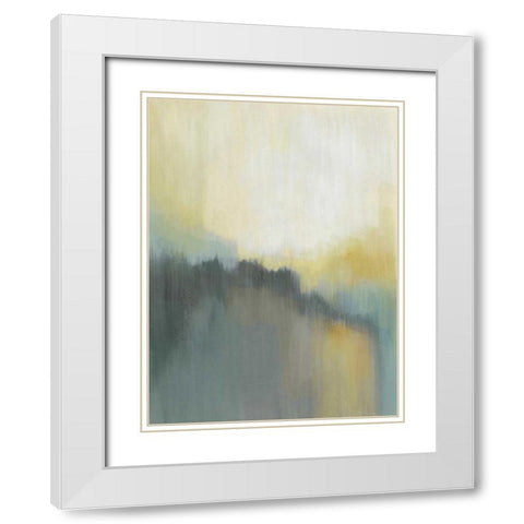 Early Morning Dew I White Modern Wood Framed Art Print with Double Matting by Jerry, Alison