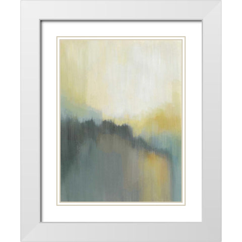 Early Morning Dew I White Modern Wood Framed Art Print with Double Matting by Jerry, Alison
