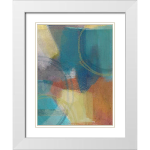 East Wind II White Modern Wood Framed Art Print with Double Matting by Jerry, Alison