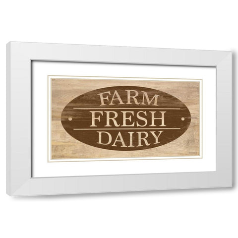 Farm Store II White Modern Wood Framed Art Print with Double Matting by Saunders, Alonzo