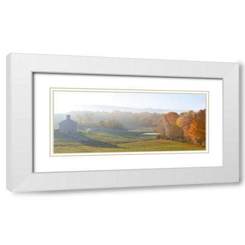 Farm and Country VII White Modern Wood Framed Art Print with Double Matting by McLoughlin, James