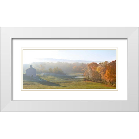 Farm and Country VII White Modern Wood Framed Art Print with Double Matting by McLoughlin, James