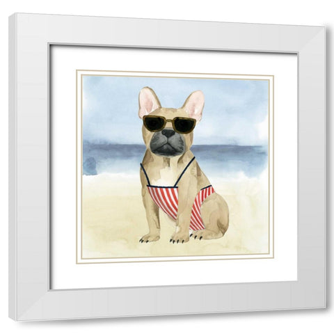 Hot Dog I White Modern Wood Framed Art Print with Double Matting by Popp, Grace