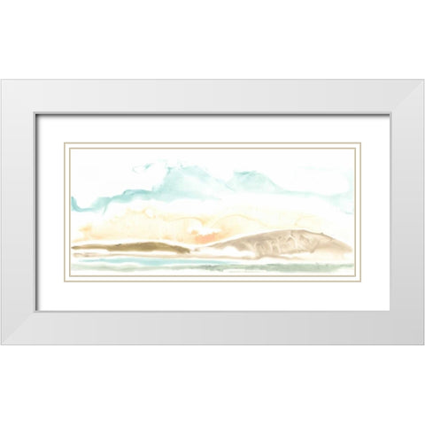 Daybreak at Sea II White Modern Wood Framed Art Print with Double Matting by Vess, June Erica