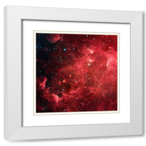 Space Photography VII White Modern Wood Framed Art Print with Double Matting by Unknown