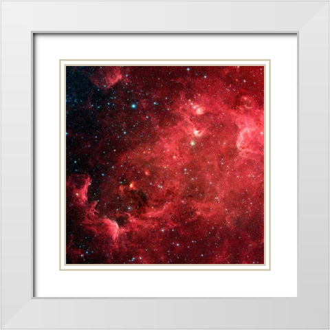 Space Photography VII White Modern Wood Framed Art Print with Double Matting by Unknown