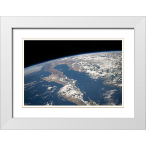 Space Photography XI White Modern Wood Framed Art Print with Double Matting by Unknown