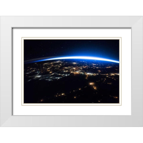 Space Photography XII White Modern Wood Framed Art Print with Double Matting by Unknown